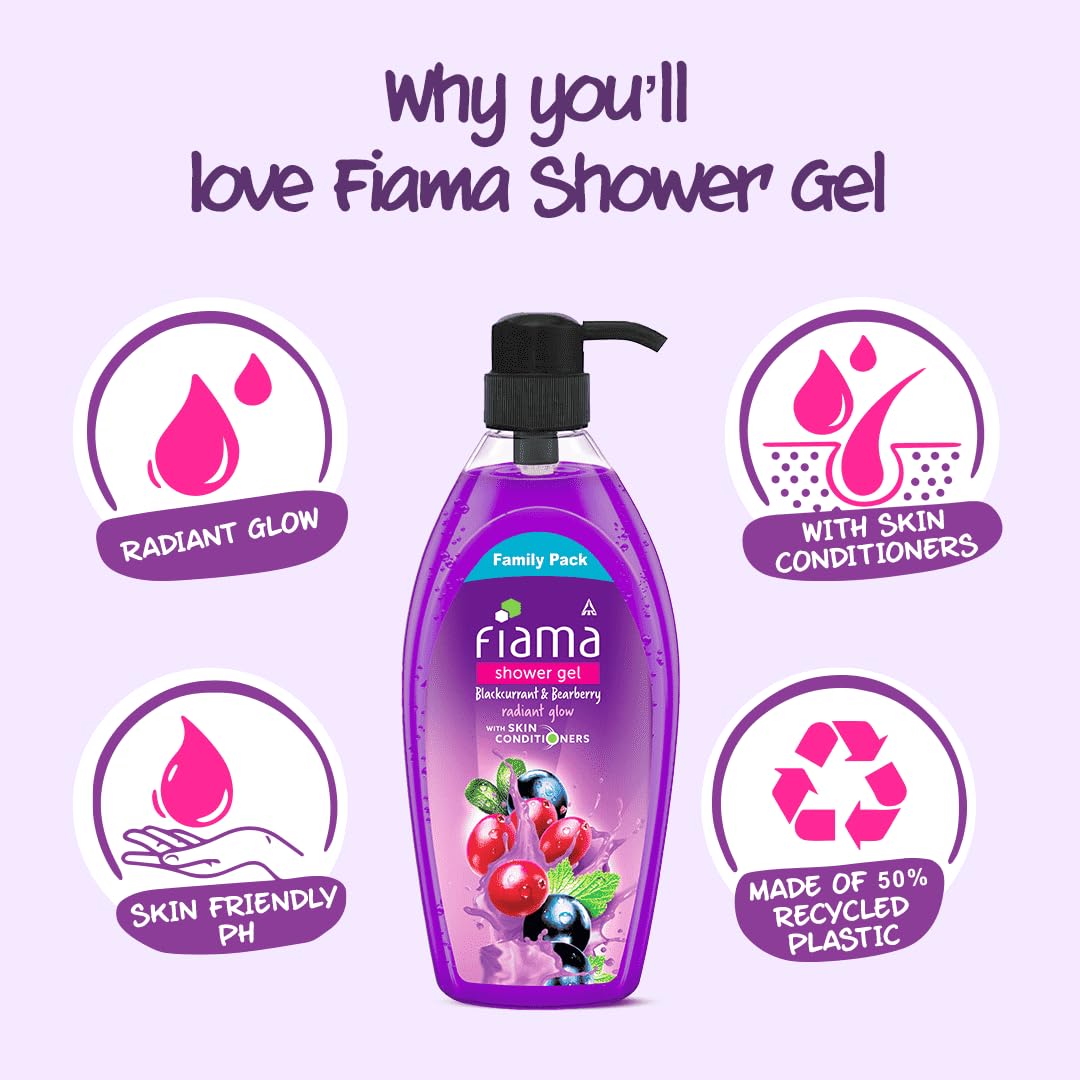 Blackcurrant & Bearberry Body Wash - 895 ml Family Pack