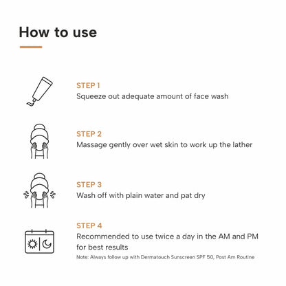 Bye Bye Pigmentation Face Wash with Niacinamide & Kojic Acid - 70G