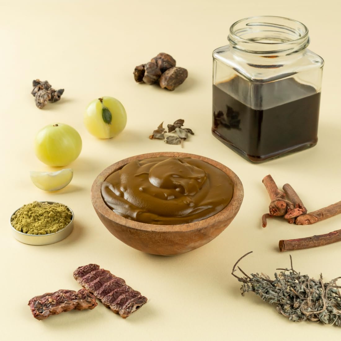 Fresh Henna Paste with Black Tea & Herbs, Rich Brown (2x220g)