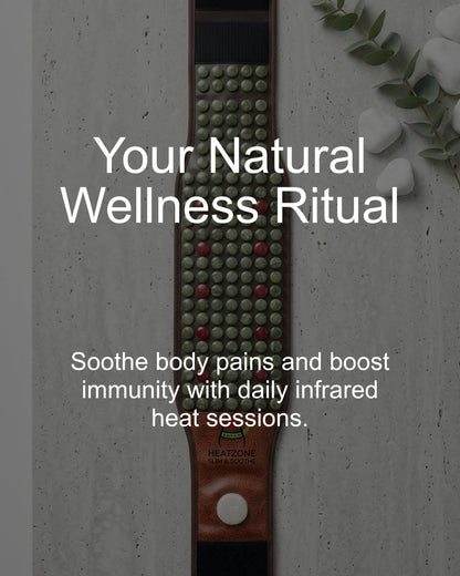 Red Light Therapy Belt with 12 LEDs, 660nm Wavelength, PU Leather, 150cm Size, Portable Design