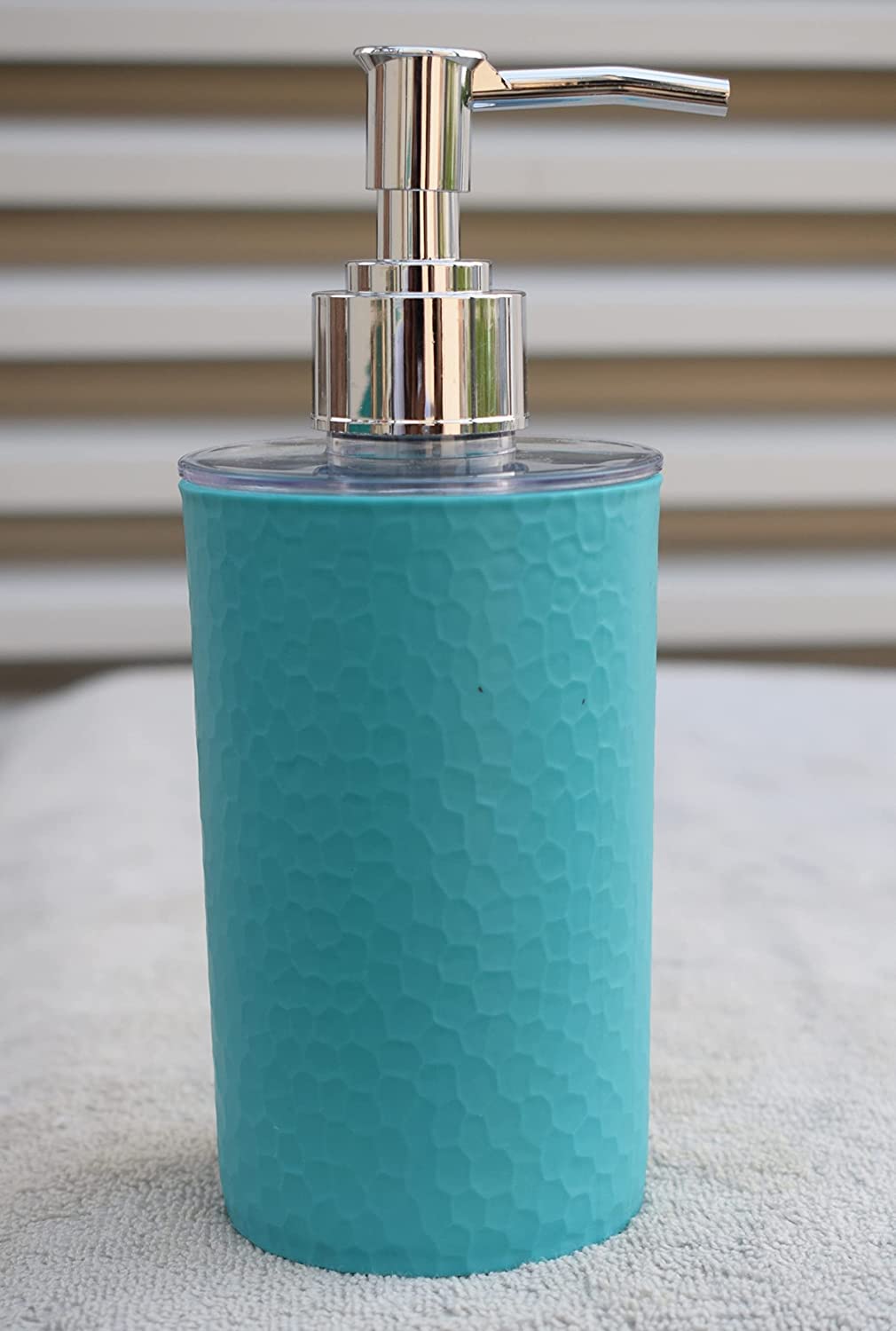 Plastic Soap Dispenser - Unbreakable Blue - 500ml Capacity - Anti-Corrosive Pump - Ideal for Kitchen and Bathroom