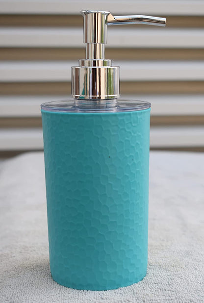 Plastic Soap Dispenser - Unbreakable Blue - 500ml Capacity - Anti-Corrosive Pump - Ideal for Kitchen and Bathroom