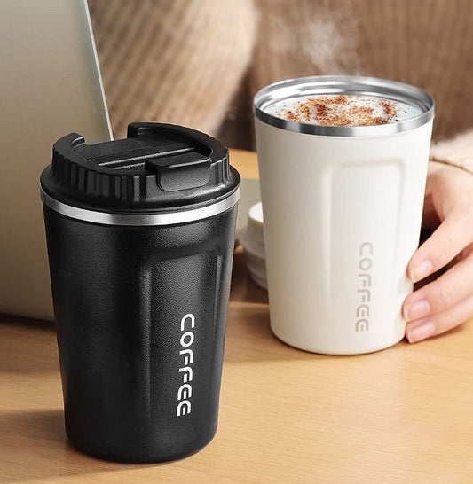 Stainless Steel Vacuum Insulated Coffee Mug 510ML Double Walled Travel Mug with Leak Proof Lid