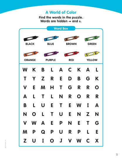 Little Skill Seekers: Word Searches Workbook