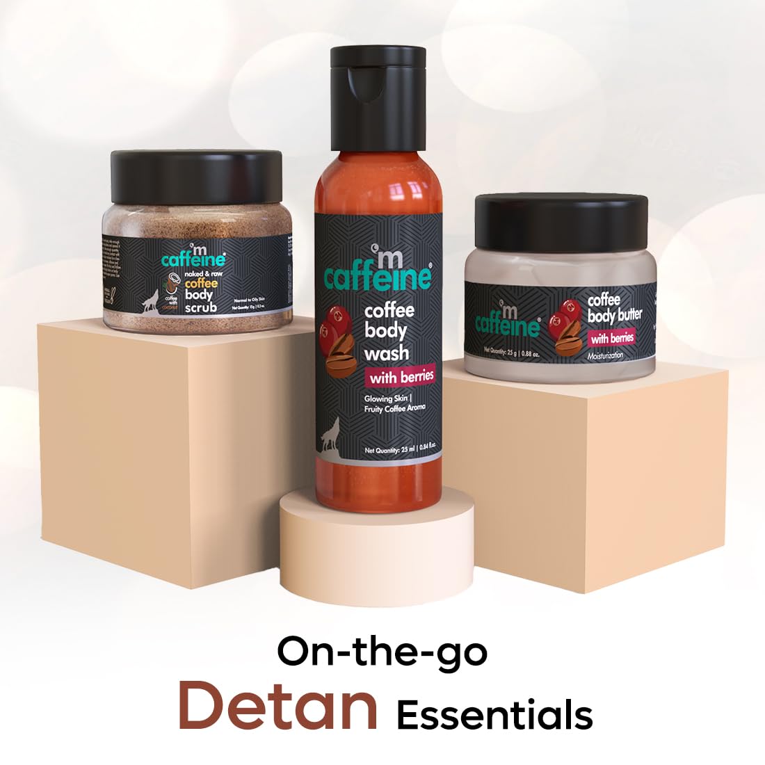 Berries Body Care Gift Set: Wash, Scrub & Butter for Travel