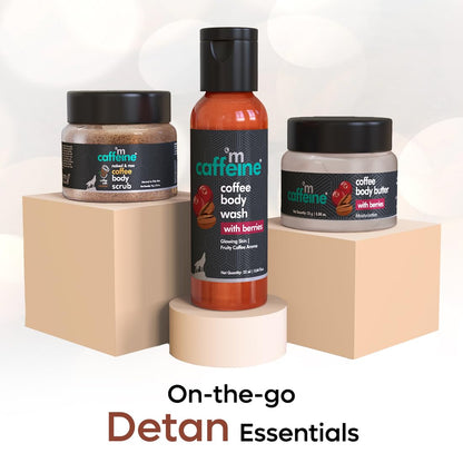 Berries Body Care Gift Set: Wash, Scrub & Butter for Travel