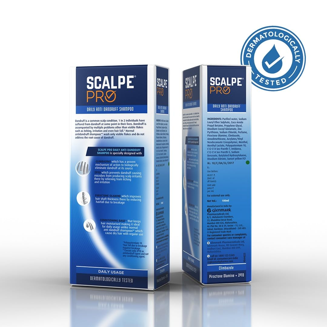Anti-Dandruff Shampoo 100ml | Climbazole & Zpto Formula