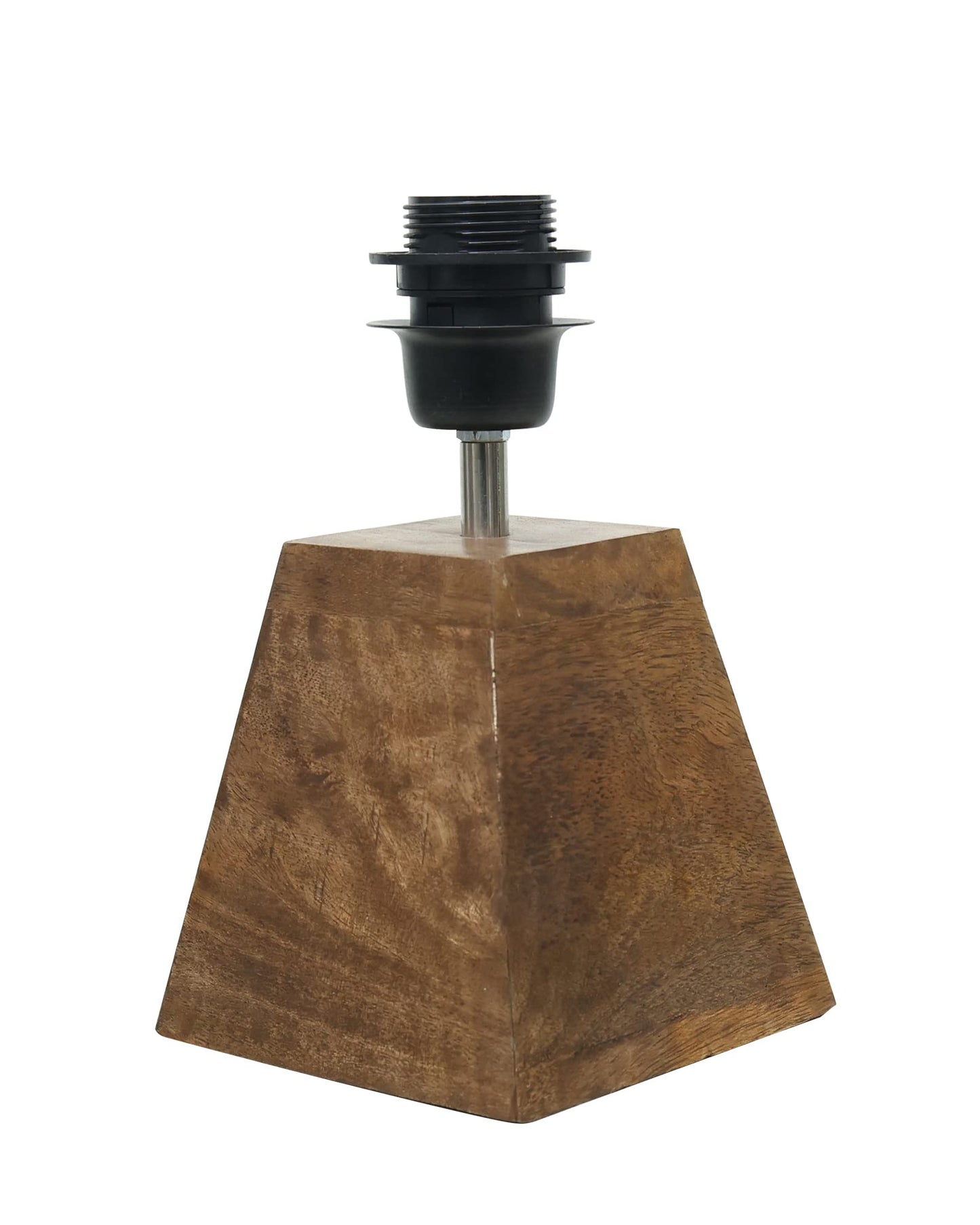 Table Lamp Modern Design Wood Brown 25x25x34cm