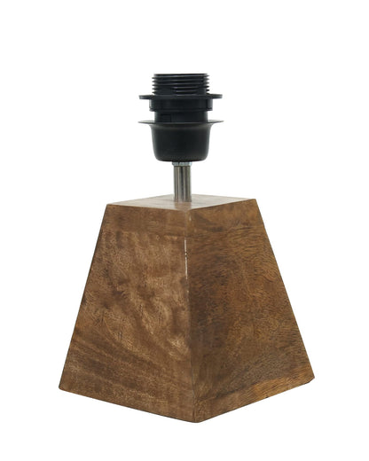 Table Lamp Modern Design Wood Brown 25x25x34cm