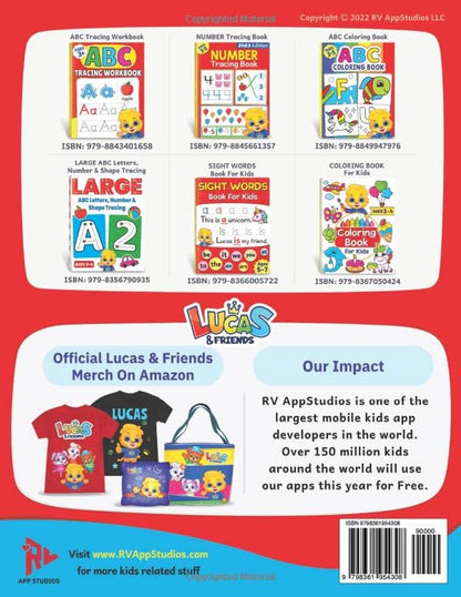 Scissor Skills Preschool Activity Book: Learn to Cut Lines, Shapes, Fruits, Animals | Fun Cutting & Coloring Book for Kids | Preschool Learning Activities for 3-5 Year Olds 