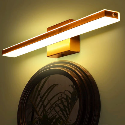 LED Wall Light 15W Modern Black Metal & Acrylic 18 Inch for Bathroom & Bedroom