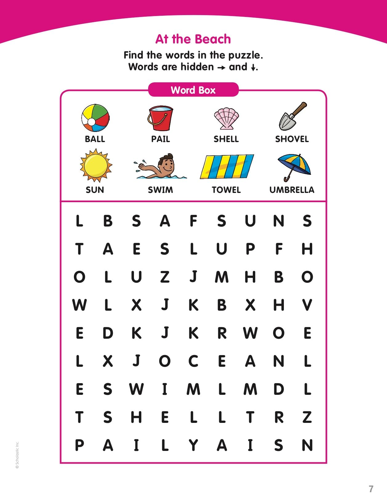Little Skill Seekers: Word Searches Workbook