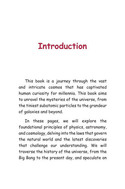 Fundamentals Of The Universe - Unbound Script