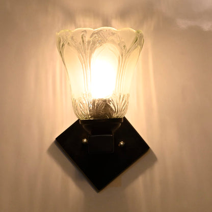 Wall Lamp Decorative Light Modern Clear Finish Corded Electric for Living Room - E27 Bulb Required