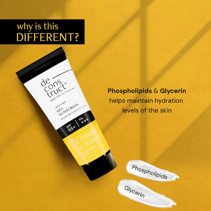 Lightweight Gel Sunscreen SPF 50+ for All Skin Types - 50g
