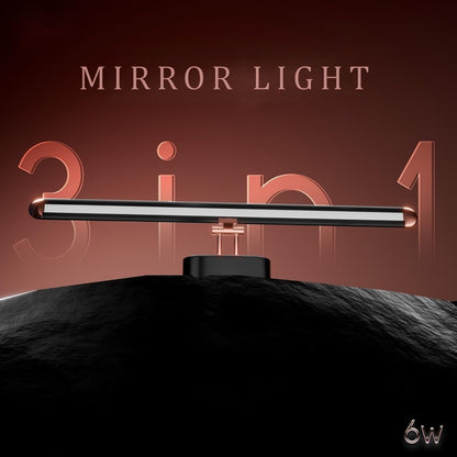 LED Wall Light with Color Changing Feature Black Rose Gold Finish 33cm