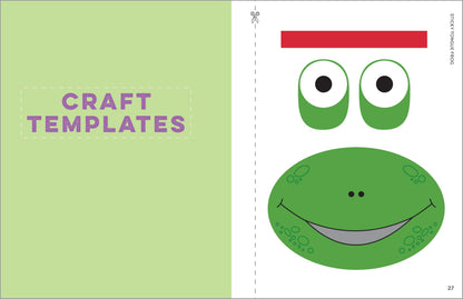 Preschool Paper Crafts: 25 Creative Crafts to Practice Hand-Eye Coordination & Scissor Skills 