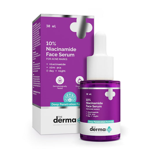 10% Niacinamide Face Serum with 2% Zinc, 30ml - Fights Acne