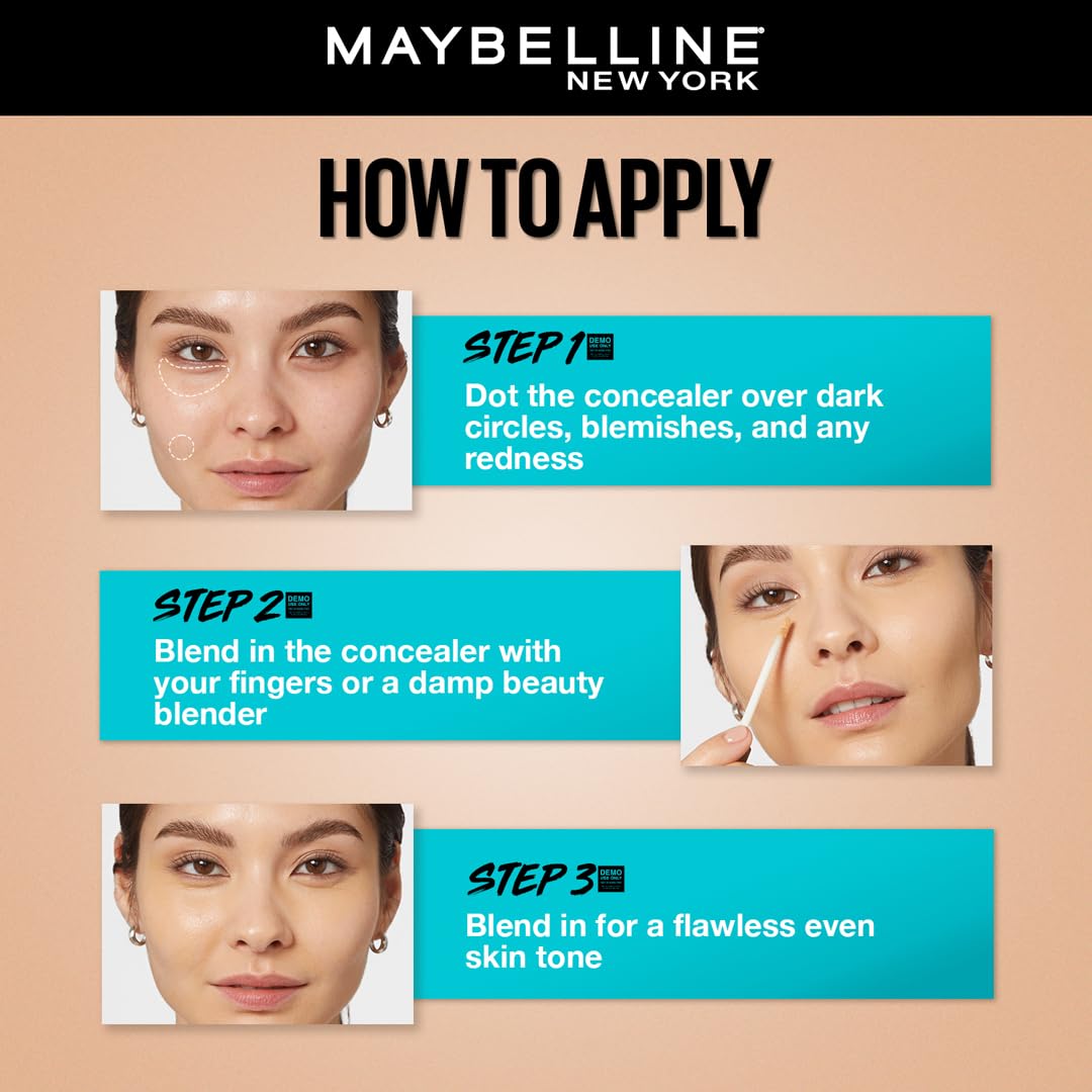 Maybelline Fit Me Concealer, 25 Medium, 6.8ml, Matte & Poreless