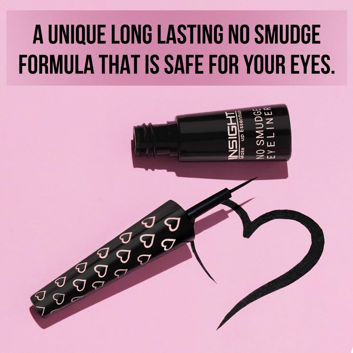 No Smudge Eyeliner - Intense Matte Black | Waterproof 4ml