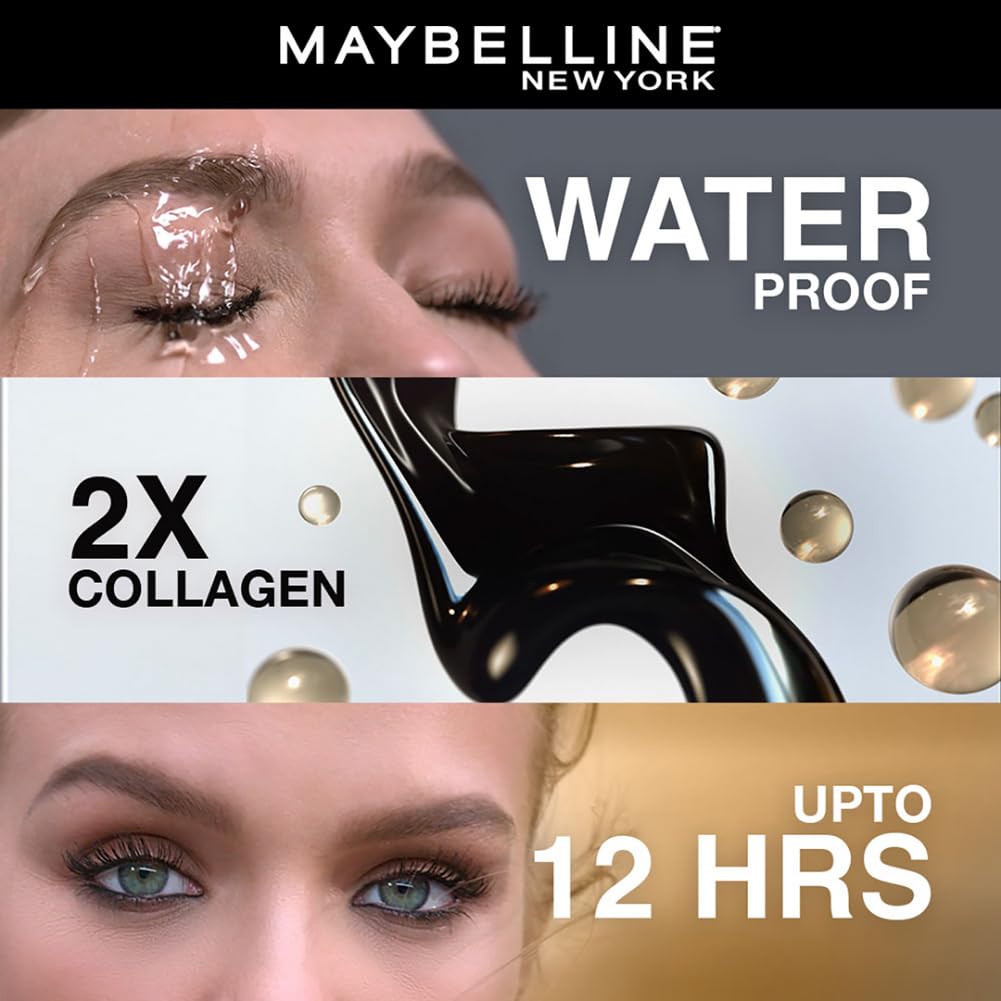 Maybelline Volumizing Waterproof Black Mascara 10ml