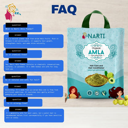Organic Amla Reetha Shikakai Powder for Hair Care - 1.5 Kg