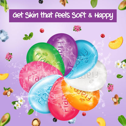 8 Gel Bathing Bars with Skin Conditioners, 125g Each (Pack of 8)
