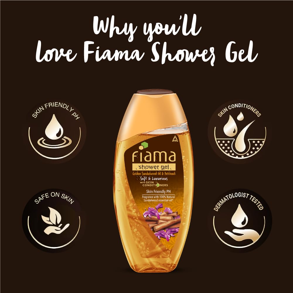Golden Sandalwood & Patchouli Body Wash, 250ml - Unisex