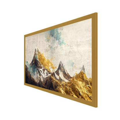 Canvas Wall Painting - Textured Digital Print - 18 Inch L x 12 Inch H - MDF Wood Frame