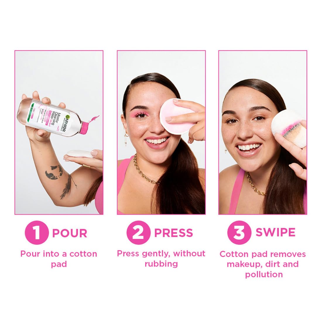 Garnier Micellar Cleansing Water, Hydrating & Soothing, 125ml