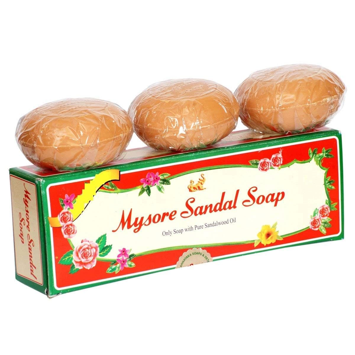 Sandal Soap Pack of 3, 450g (150g Each)