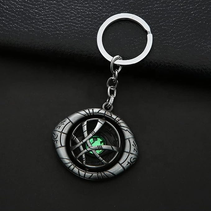 Silver Doctor Strange Spinner Keychain | Marvel Metal Keychain |