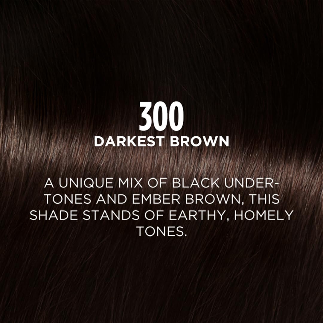 L'OrŽal Paris Darkest Brown Hair Color, Ammonia-Free, 87.5g+72ml