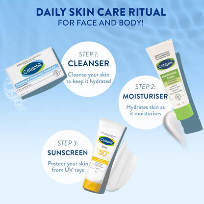 Cetaphil Syndet Bar Shea Butter 75g for Sensitive Skin