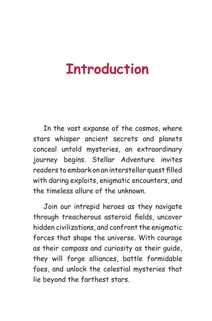 Stellar Adventures - Unbound Script