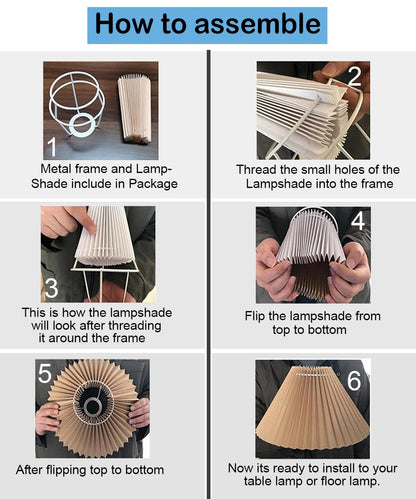 Ceramic Table Lamp with Fabric Shade - Modern Design - 1 E27 Bulb - 60W Max - White