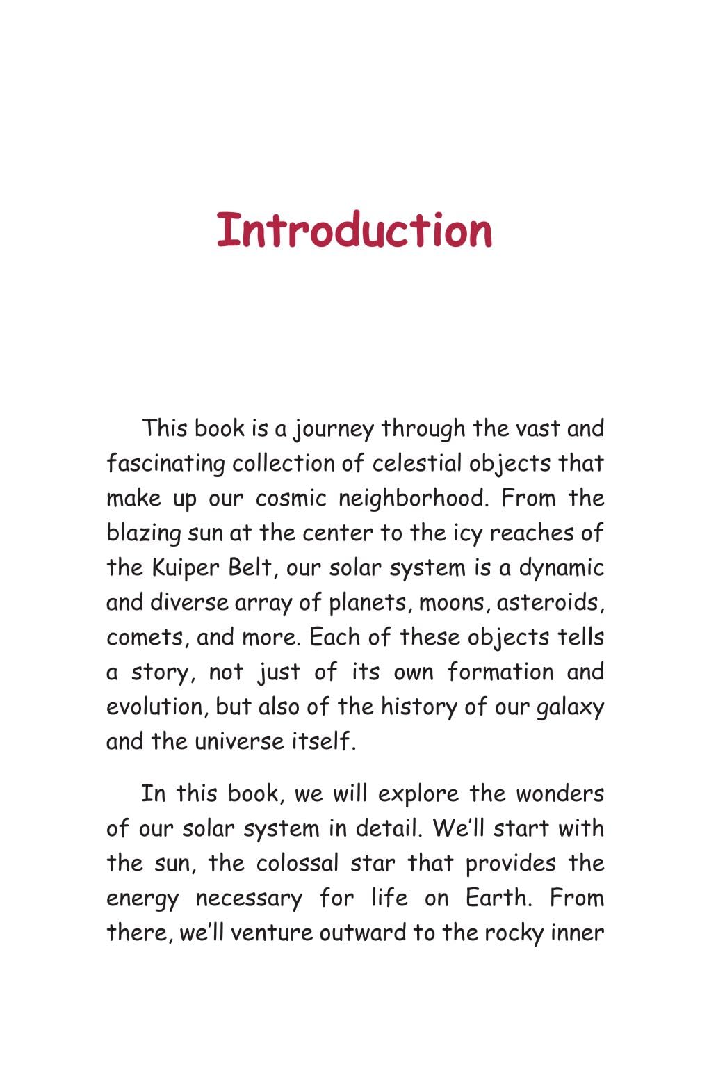 Wonders Of Our Solar System - Unbound Script