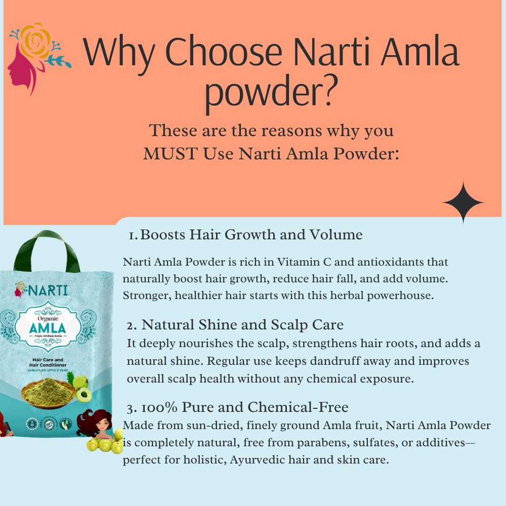 Organic Amla Reetha Shikakai Powder for Hair Care - 1.5 Kg