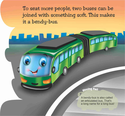 Flying Colours Cut Out Board Book - Bus