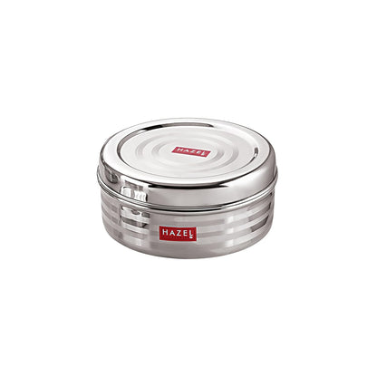 HAZEL Small Container For Kitchen|Steel Dabba of Capacity 400 ml