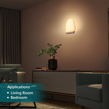 Decorative Wall Light 12W Tunable White Dawn Gold Slim Design