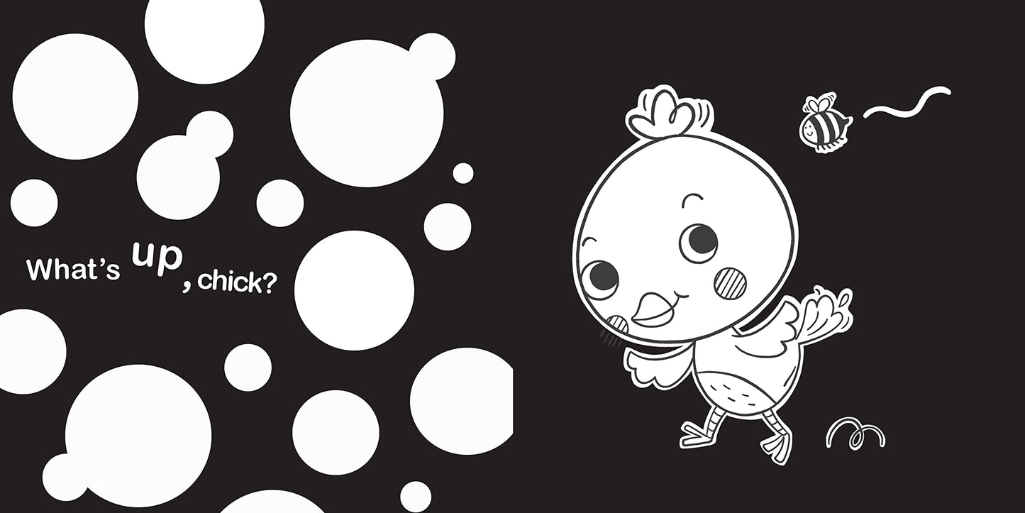 Hello, Baby Animals: A Black-and-White Board Book for Babies That Helps Visual Development (High-Contrast Books) 