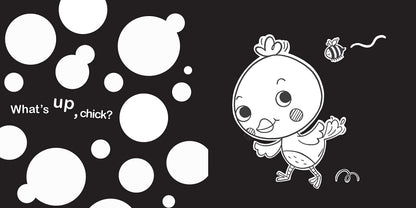 Hello, Baby Animals: A Black-and-White Board Book for Babies That Helps Visual Development (High-Contrast Books) 