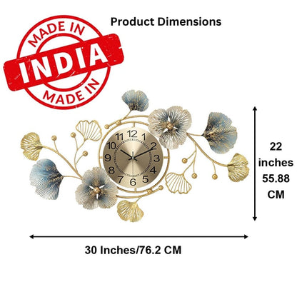 Antique Analog Silent Wall Clock - Large Metal Design for Home Decor