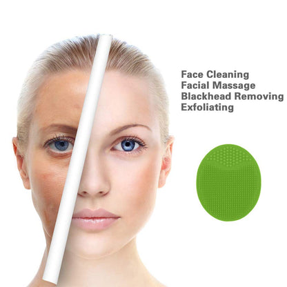Exfoliating Silicone Face Scrubber for Sensitive & Dry Skin