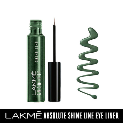 Sparkling Olive Green Liquid Eyeliner - Long Lasting & Smudgeproof