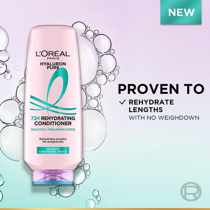 L'Oreal Paris Hyaluron 72H Rehydrating Conditioner 175ml