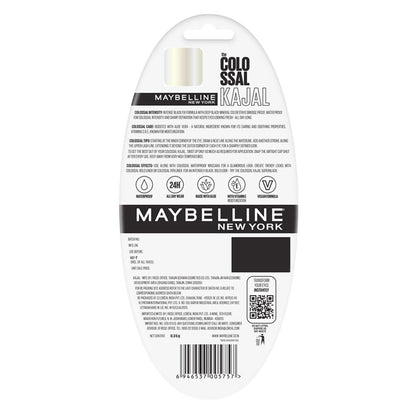Colossal Kajal Eyeliner - Intense Black, Waterproof, 0.35g