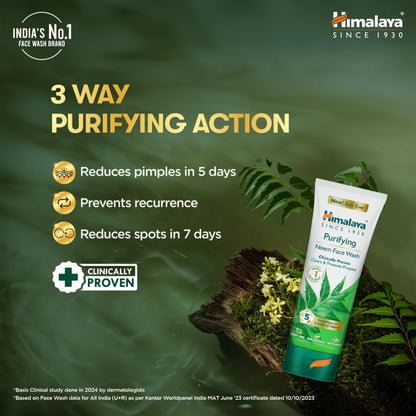 Neem Face Wash for Clear Skin - 200 ml - For All Skin Types