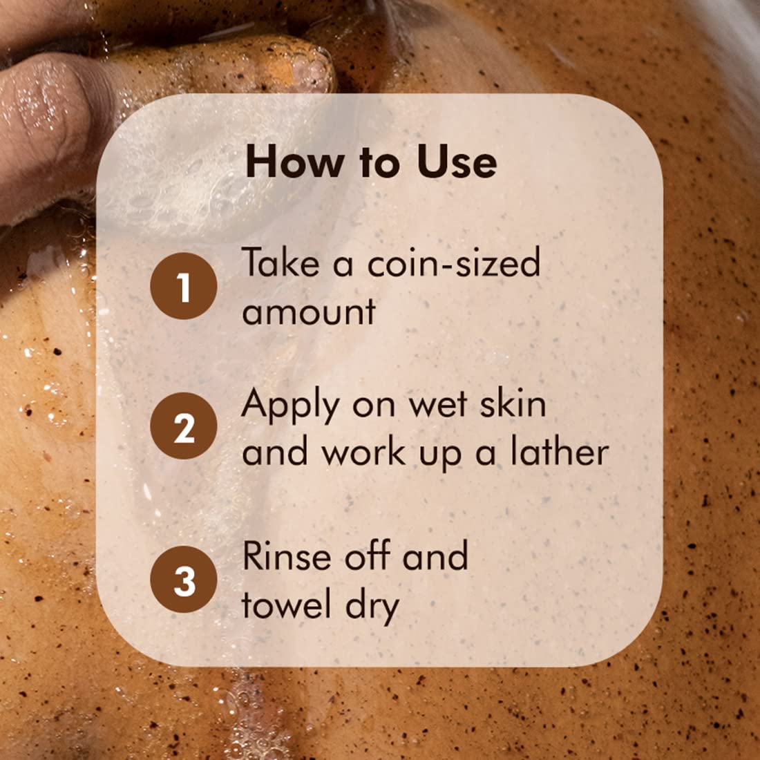 Exfoliating Espresso Coffee Body Wash for Soft Skin - 300ml